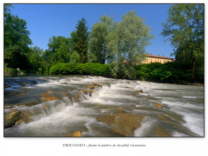 Triuggio - fiume Lambro in località Canonica