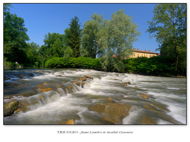 Triuggio - fiume Lambro in località Canonica